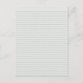 Achtergrond schoolpapier briefkaart