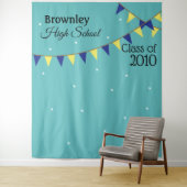 Achtergrond schoolreünie wandkleed (In situ)