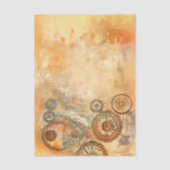 Achtergrond, Sepia Brown, Rust Sinaasappel ED6 Dec Tissuepapier (Voorkant)