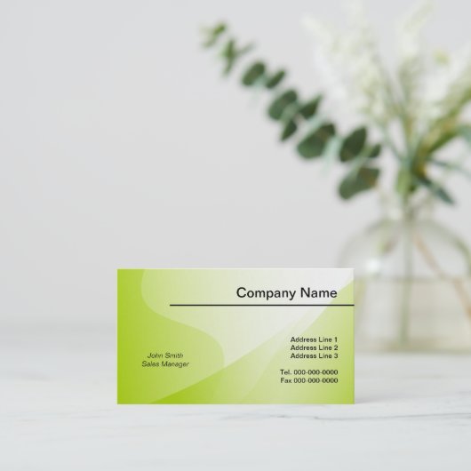 Achtergrond Sjablonen verloop Visitekaartje (Staand voorkant)