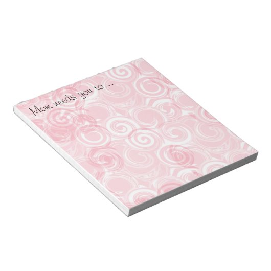 Achtergrond Sjabloon pastroze spiraal Notitieblok (Schuin)
