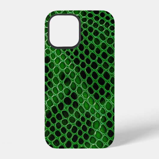 Achtergrond slangenhuid iPhone hoesje (Achterkant)
