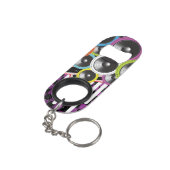 Achtergrond Sleutelhanger Flessenopener (Achterkant Gekanteld)