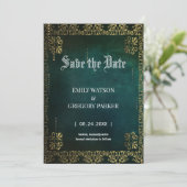  achtergrond sparen de Datum Save The Date (Staand voorkant)