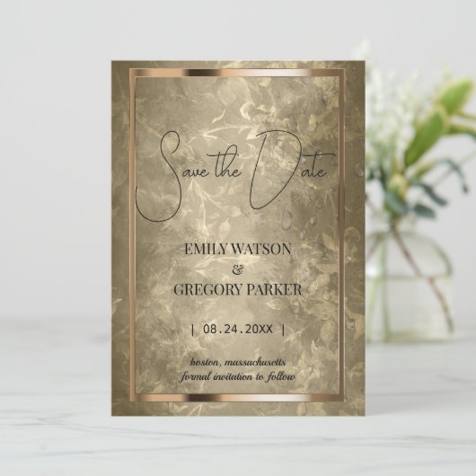  achtergrond sparen de Datum Save The Date (Staand voorkant)