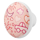 achtergrond speelgoed keramische knop (Rechts)