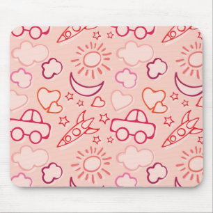 achtergrond speelgoed muismat