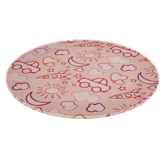 achtergrond speelgoed snijplank (Hoek)