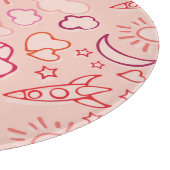 achtergrond speelgoed snijplank (Hoek)