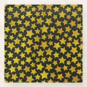 Achtergrond ster glazen onderzetter