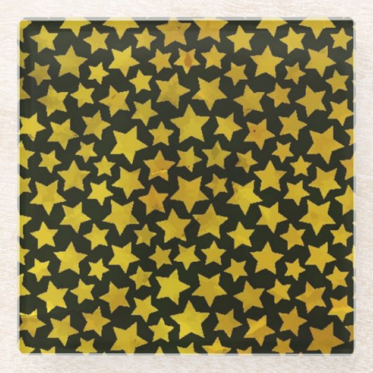 Achtergrond ster glazen onderzetter (Voorkant)