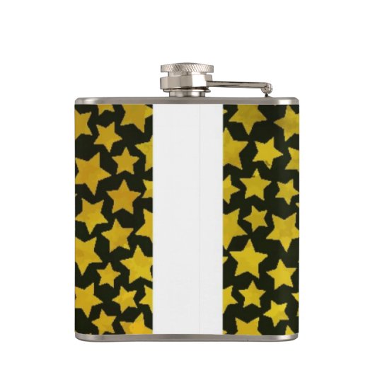 Achtergrond ster heupfles (Achterkant)