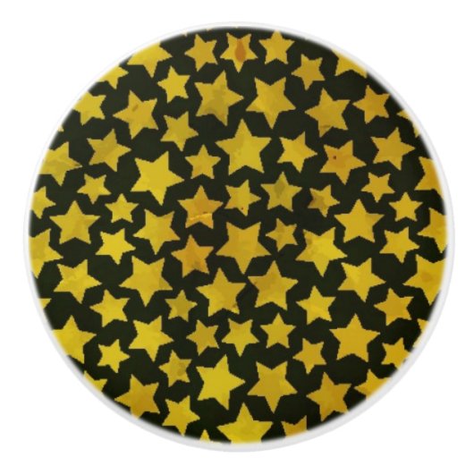 Achtergrond ster keramische knop (Voorkant)