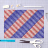 Achtergrond sterren en strips tissuepapier (Craft)