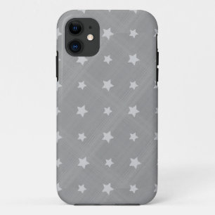 Achtergrond sterren met textielpatroon iPhone 11 hoesje