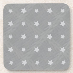 Achtergrond sterren met textielpatroon onderzetter