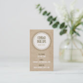  achtergrond - Stijl 3 Visitekaartje (Staand voorkant)