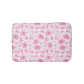 achtergrond van babymeisje badmat (Voorkant)