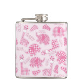 achtergrond van babymeisje heupfles (Voorkant)