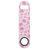 achtergrond van babymeisje speed flessenopener (Voorkant)