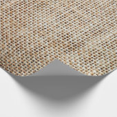 Achtergrond van bolap-hessian cadeaupapier (Hoek)