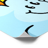 Achtergrond van de Cute Cartoon Weather Forecast Poster (Hoek)