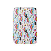 Achtergrond van de leemte van de regenboogbek badmat (Voorkant Verticaal)