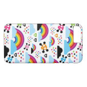 Achtergrond van de leemte van de regenboogbek Case-Mate iPhone case (Achterkant (Horizontaal))