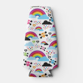 Achtergrond van de leemte van de regenboogbek flesjeskoeler (Voorkant)