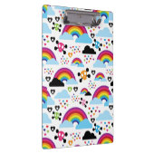 Achtergrond van de leemte van de regenboogbek klembord (Rechts)