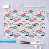 Achtergrond van de leemte van de regenboogbek tissuepapier (Craft)