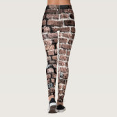 Achtergrond van de oude baksteenwand leggings (Achterkant)