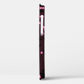 achtergrond van de roze microchip, 3d,ab Case-Mate iPhone case (Achterkant / Links)