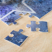 Achtergrond van de ruimte met sterren legpuzzel (Zijkant)