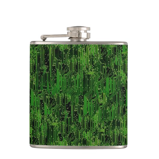 Achtergrond van de schakelplank heupfles (Voorkant)