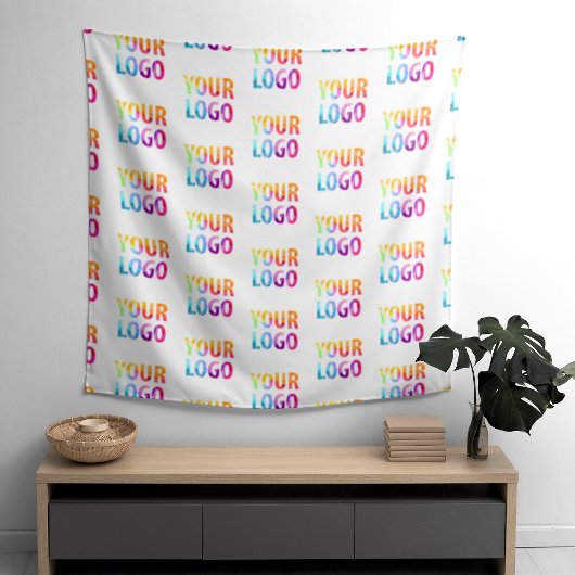 Achtergrond van de videoconferentie van het bedrij wandkleed