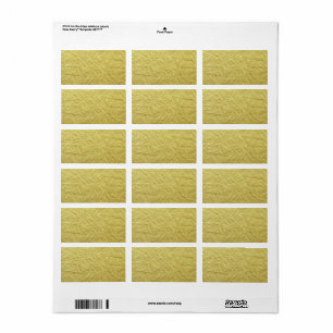 Achtergrond van Faux Gold Foil Etiket