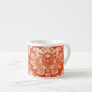 Achtergrond van Floral behang Espresso Kop