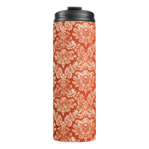 Achtergrond van Floral behang Thermosbeker