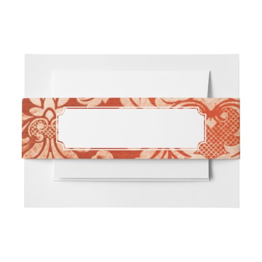 Achtergrond van Floral  behang Uitnodigingen Wikkel (Voorkant Voorbeeld)