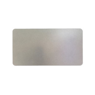 Achtergrond van geborsteld staal etiket