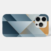 Achtergrond van geometrische vormen in grijs Case-Mate iPhone case (Achterkant (horizontaal))