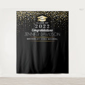 Achtergrond van Graduation Party Photobooth Wandkleed (Voorkant)