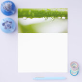 Achtergrond van groene bladeren flyer (Enkel)