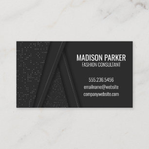Achtergrond van hedendaagse zwarte luxe textuur visitekaartje