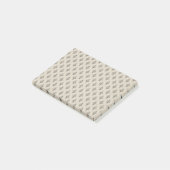 Achtergrond van het Cream Pattern Post-it® Notes (Schuin)