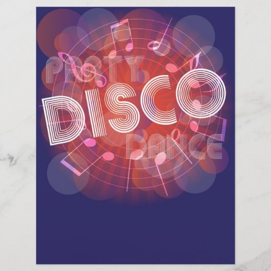 Achtergrond van het feest flyer (Voorkant)