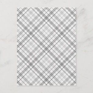 ACHTERGROND VAN HET PATROON VAN 056 PLAID DE WITTE BRIEFKAART