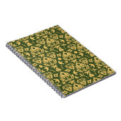 Achtergrond van het windvotpatroon van de houten f notitieboek (Rechterzijde)