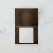 Achtergrond van hout met mechanische zeepaardjes feestdagen kaart (Binnen)